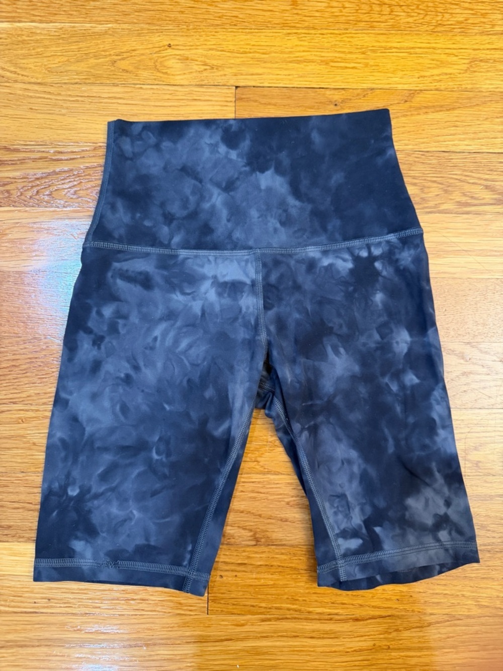 Lululemon Align Short 8" *Diamond Dye Diamond Dye Asphalt Grey True Navy -Size 2